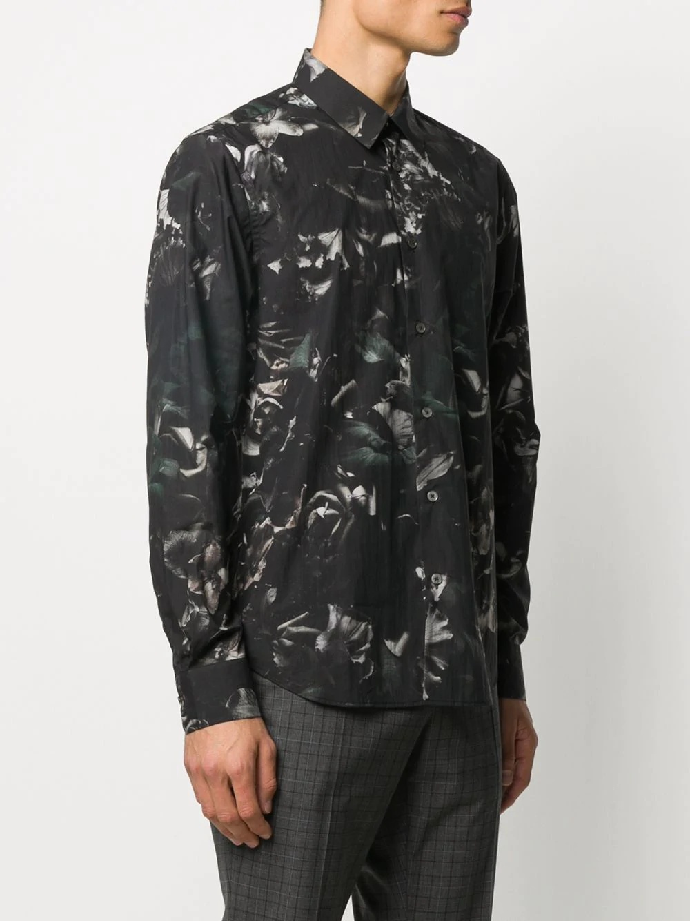 faded print shirt - 3