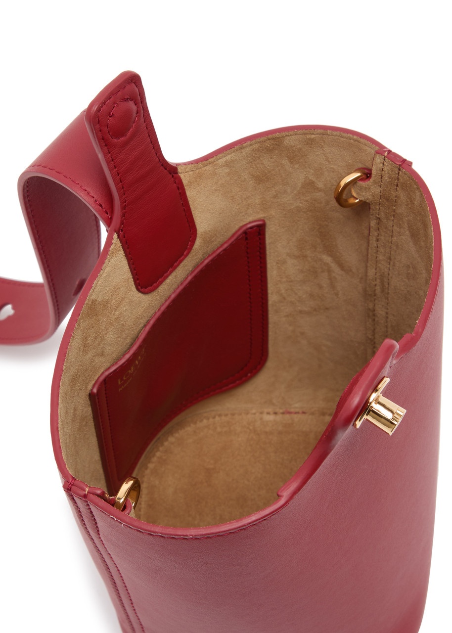 Loewe Pebble Mini Leather Bucket bag - 4