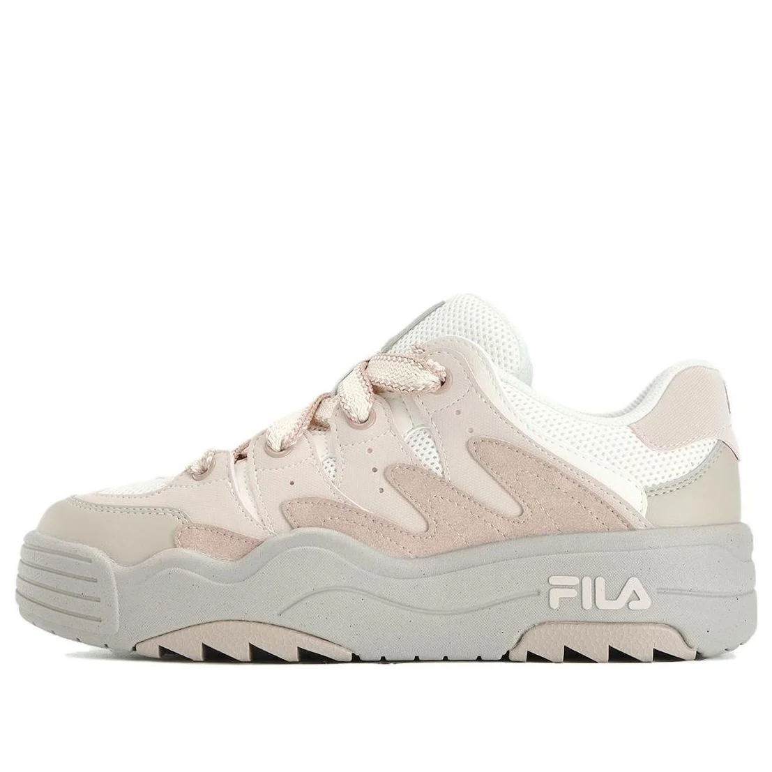 (WMNS) FILA Rosetta Skateboarding Shoes 'Pink Grey' F12W331207FGP - 1
