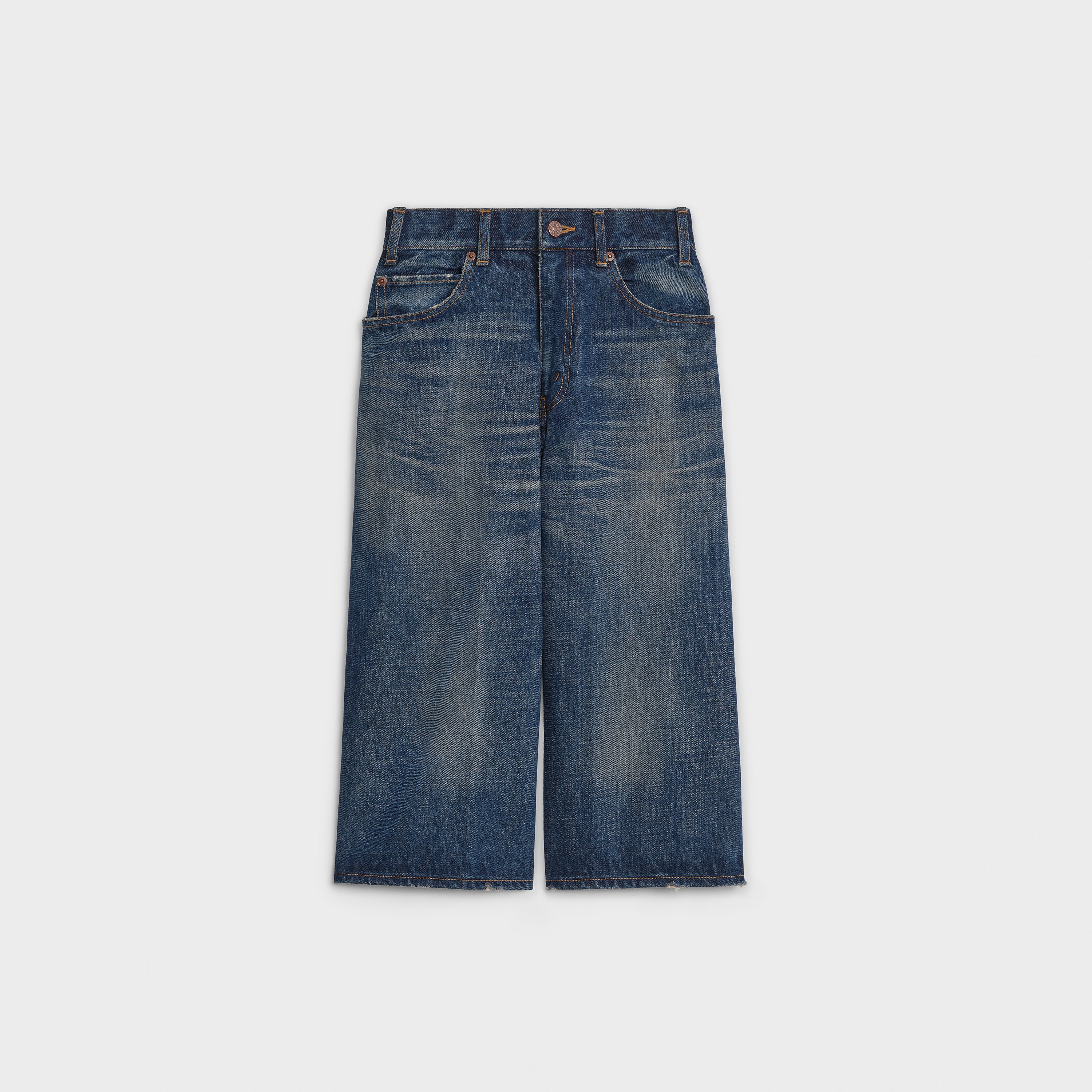 CULOTTES IN PERFECT UNION WASH DENIM - 1