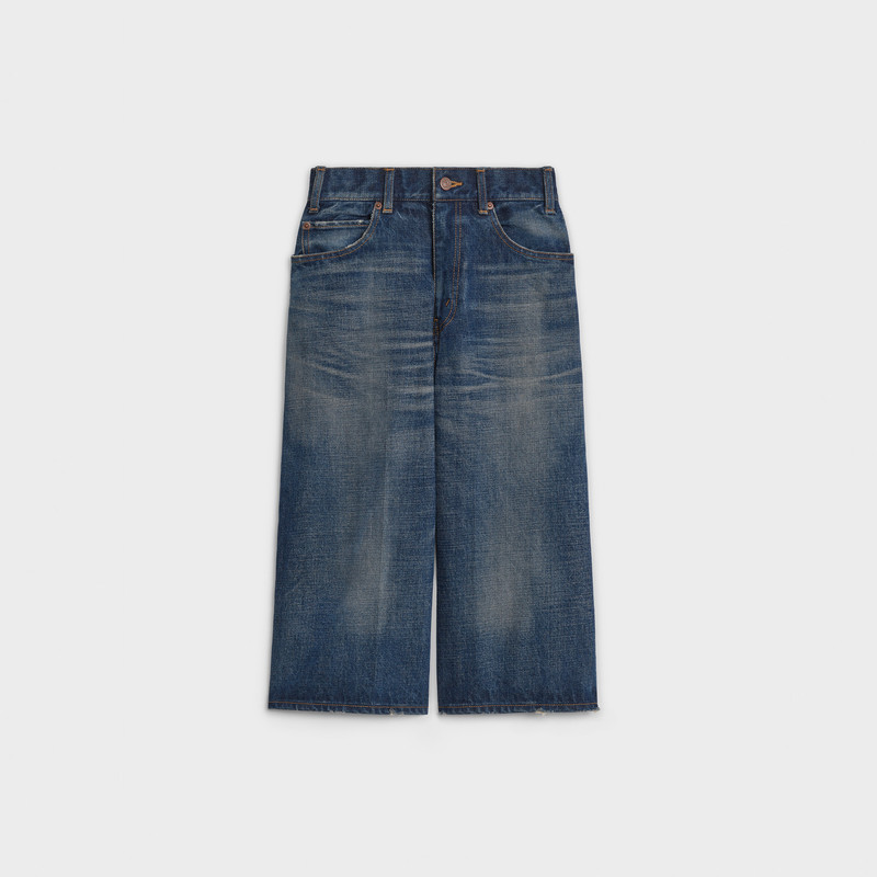 CULOTTES IN PERFECT UNION WASH DENIM 1