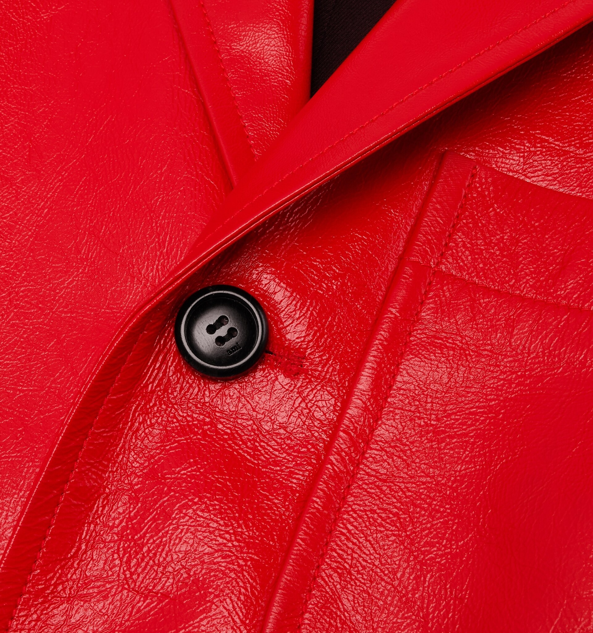 Leather Three Buttons Jackets - 4