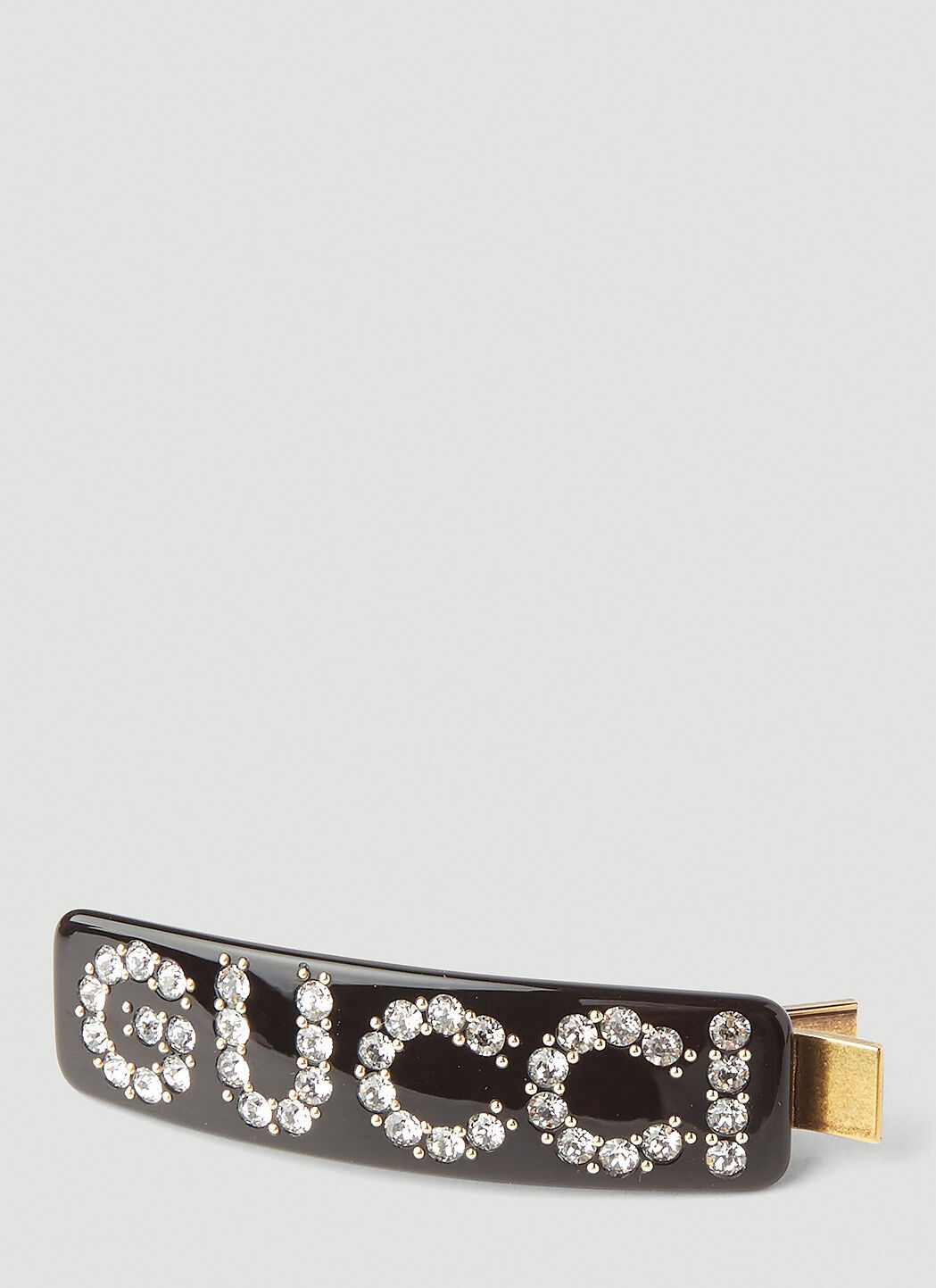 Crystal-Logo Single Hair Clip - 4