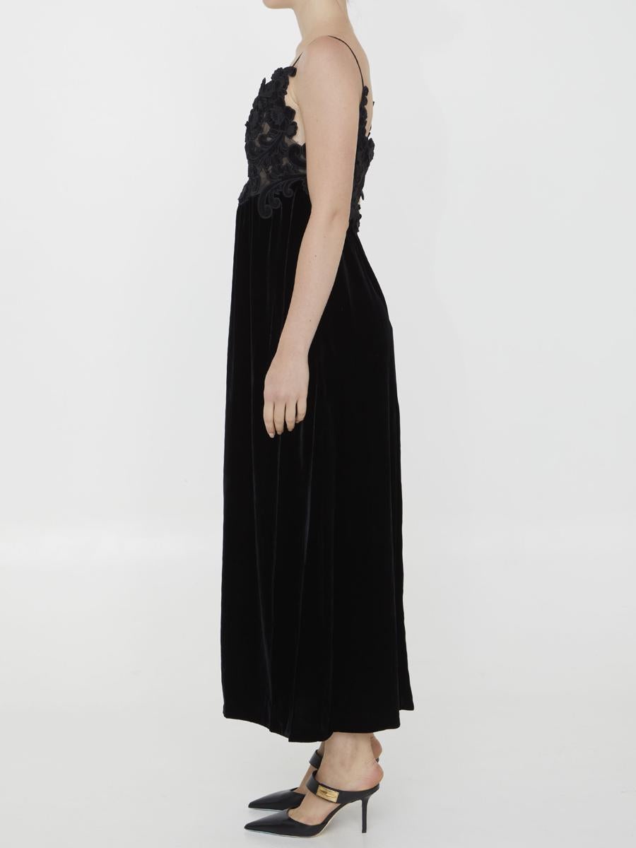 ZIMMERMANN SENSORY VELVET SLIP DRESS - 3