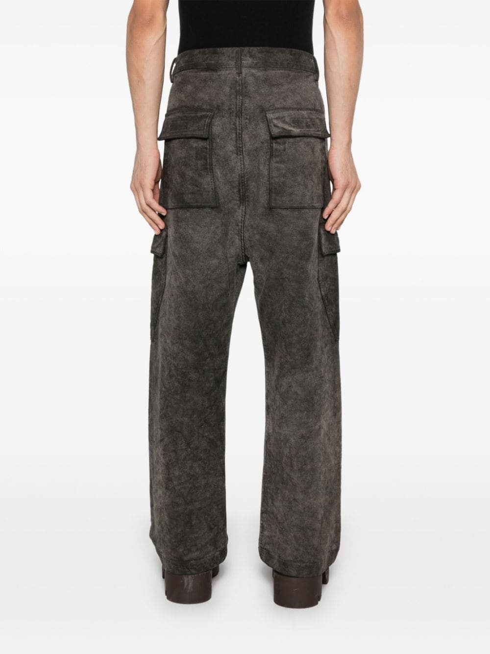 distressed cargo trousers - 4