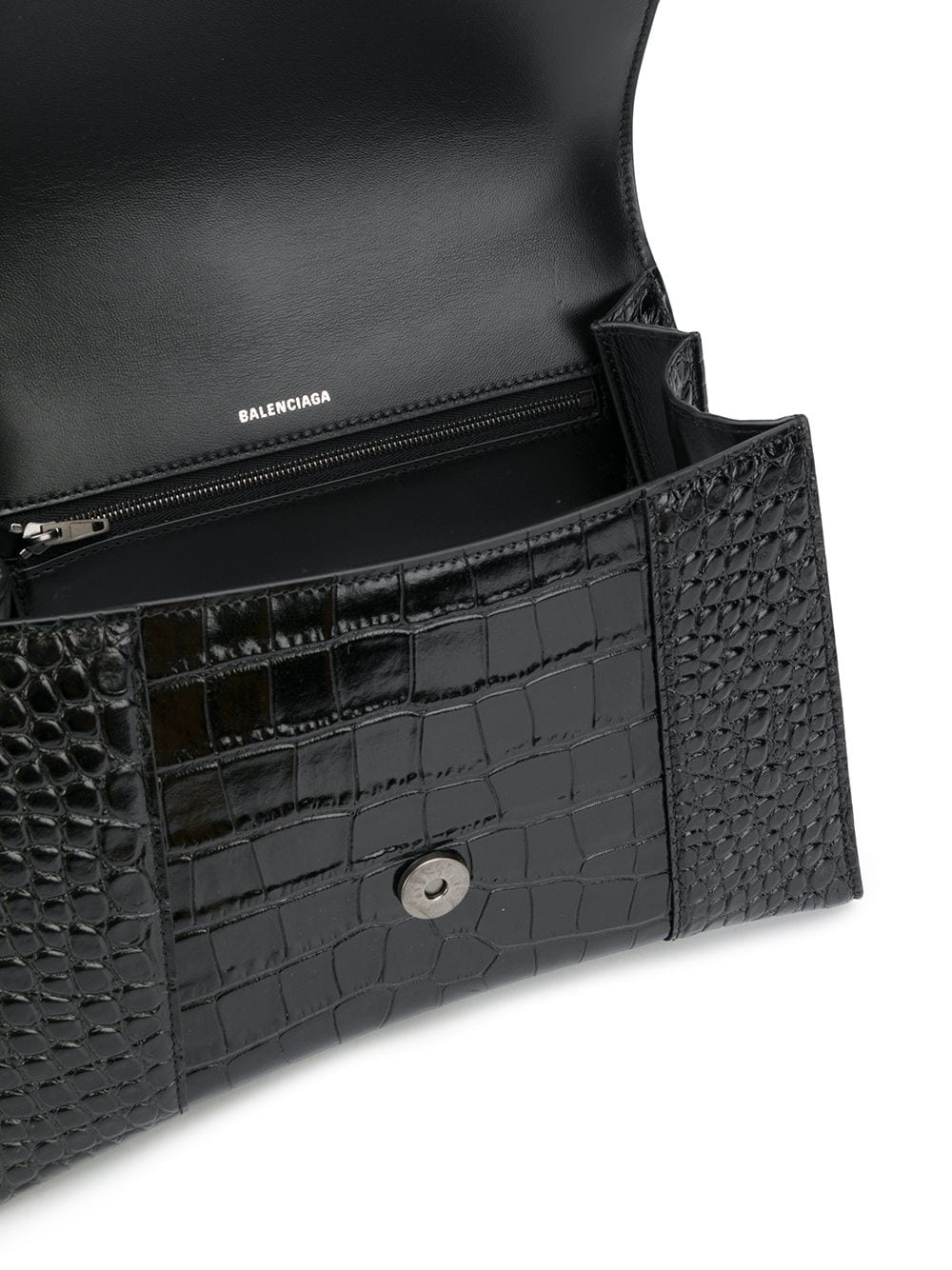 croc embossed effect tote bag - 4