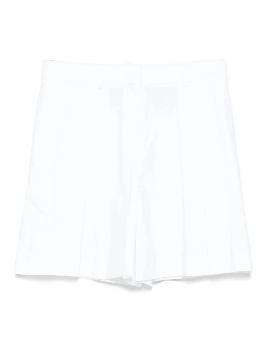 Theory Pleated Fr Short.Whi Clothing - 1