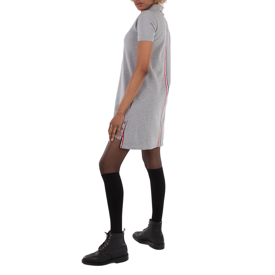 Thom Browne Classic Pique Stripe Polo Dress - 2