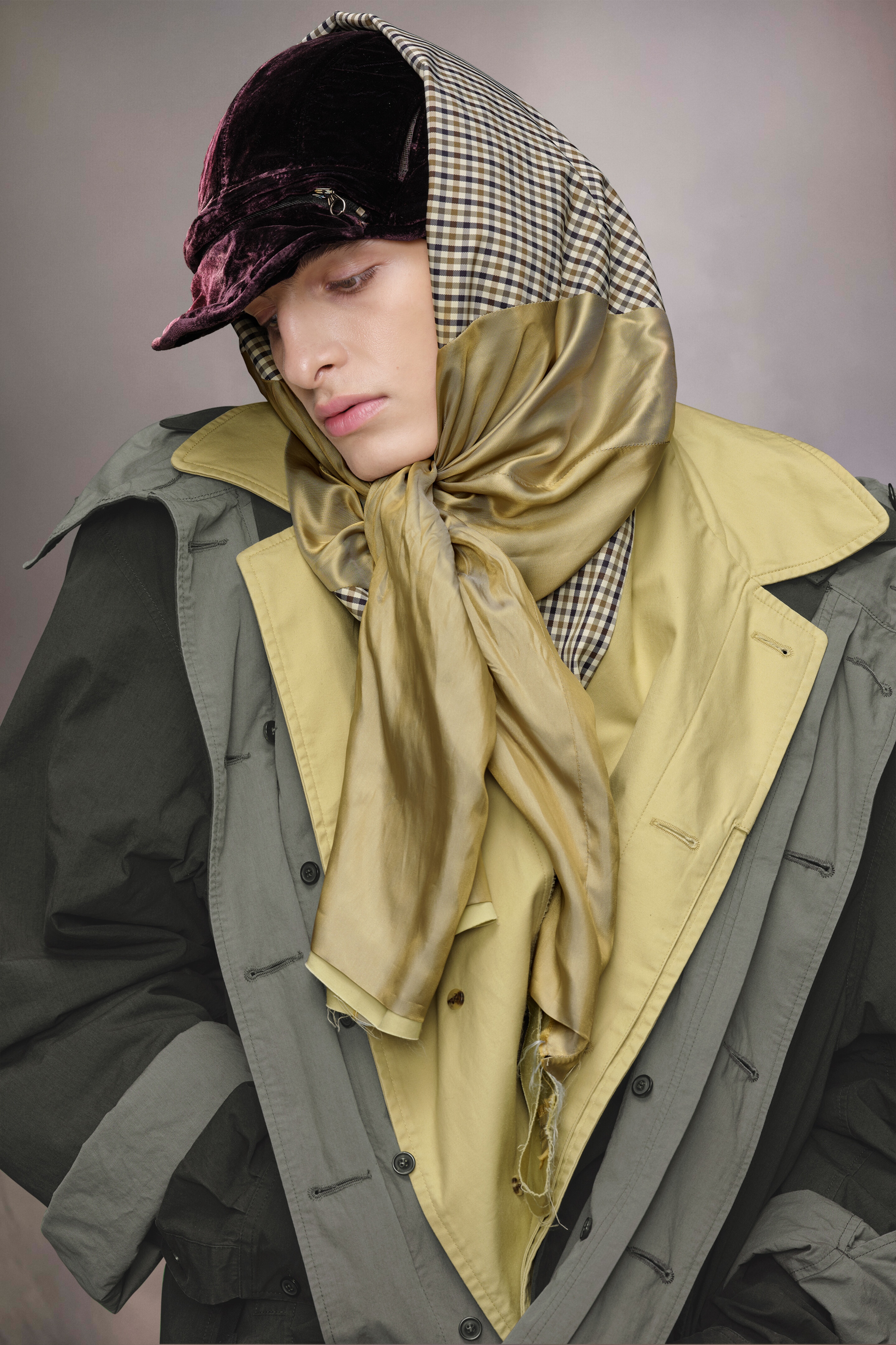 Décortiqué trench scarf - 5