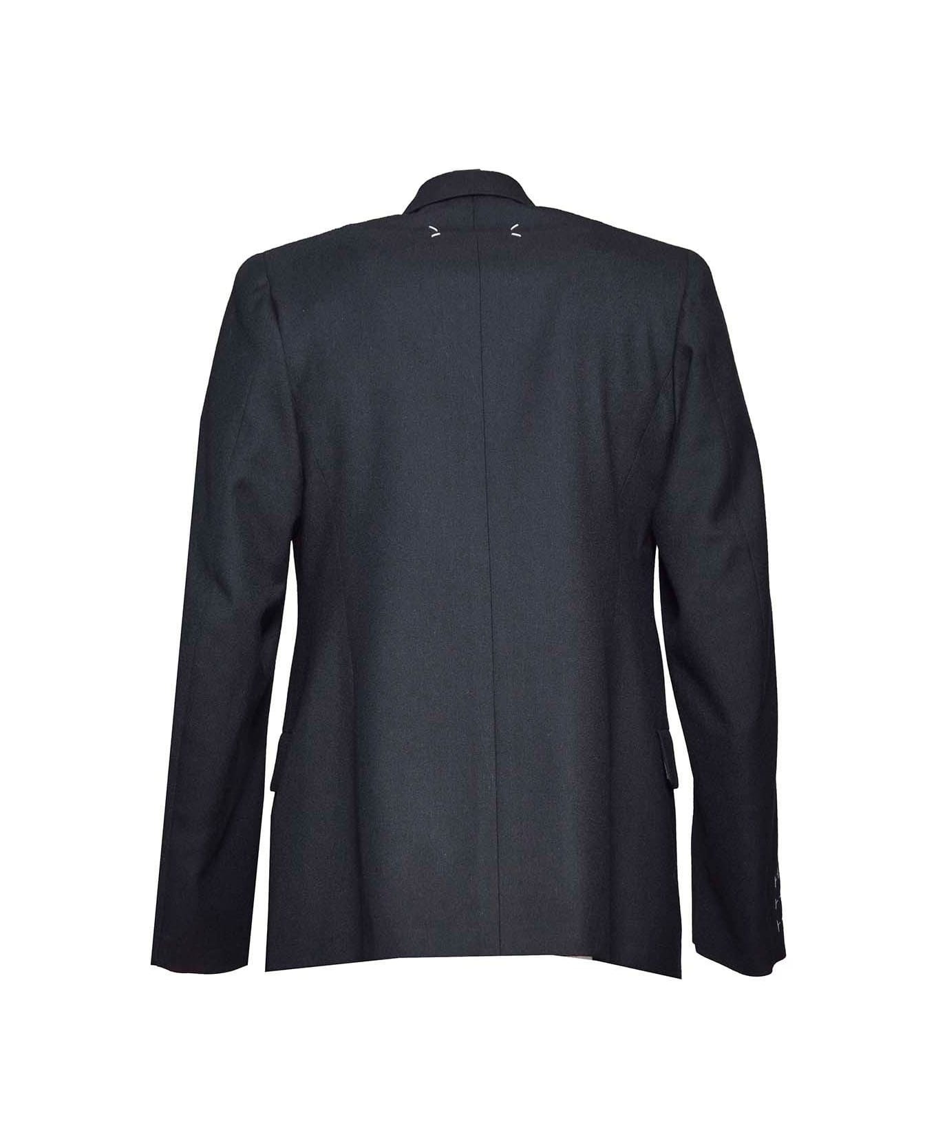 Barathea Single-breasted Suit Jacket - 2