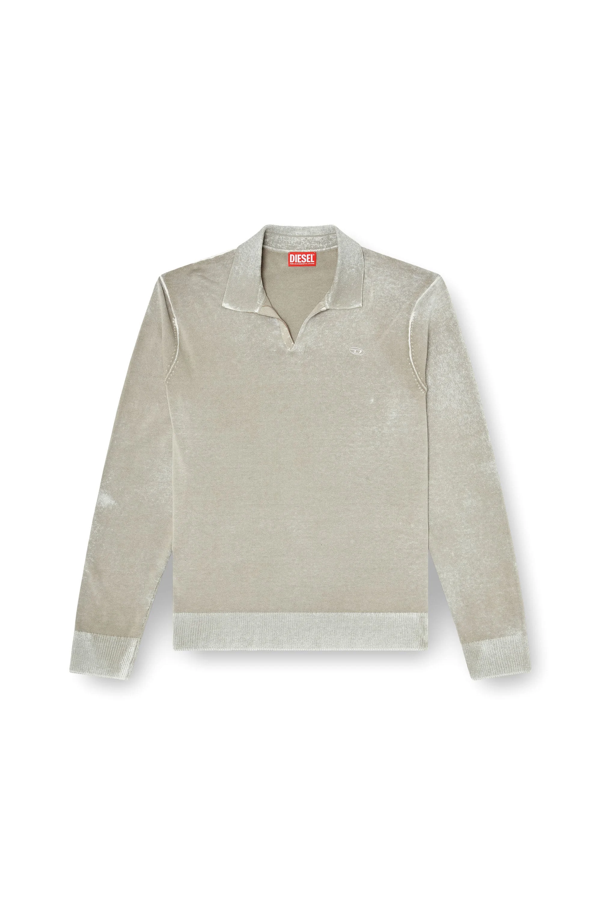 POLO JUMPER WITH FADED REVERSE PRINT - 1