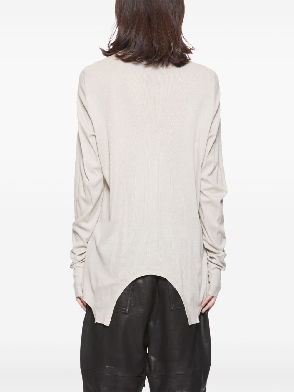 Arch Hem long sleeve top - 5