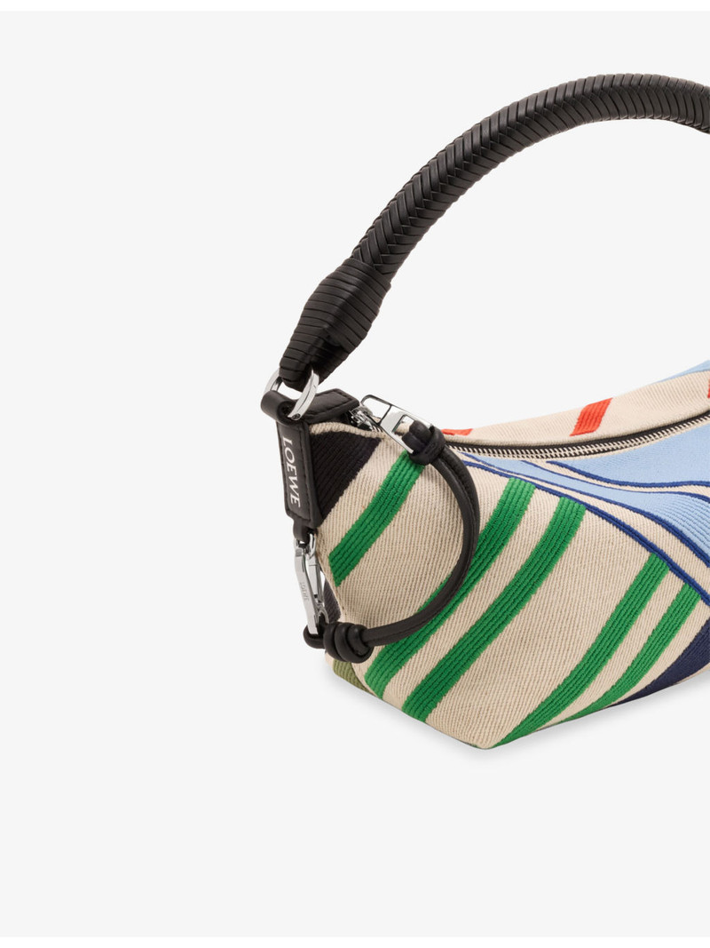 Cala Bayadere Embroidered Canvas Shoulder Bag 5