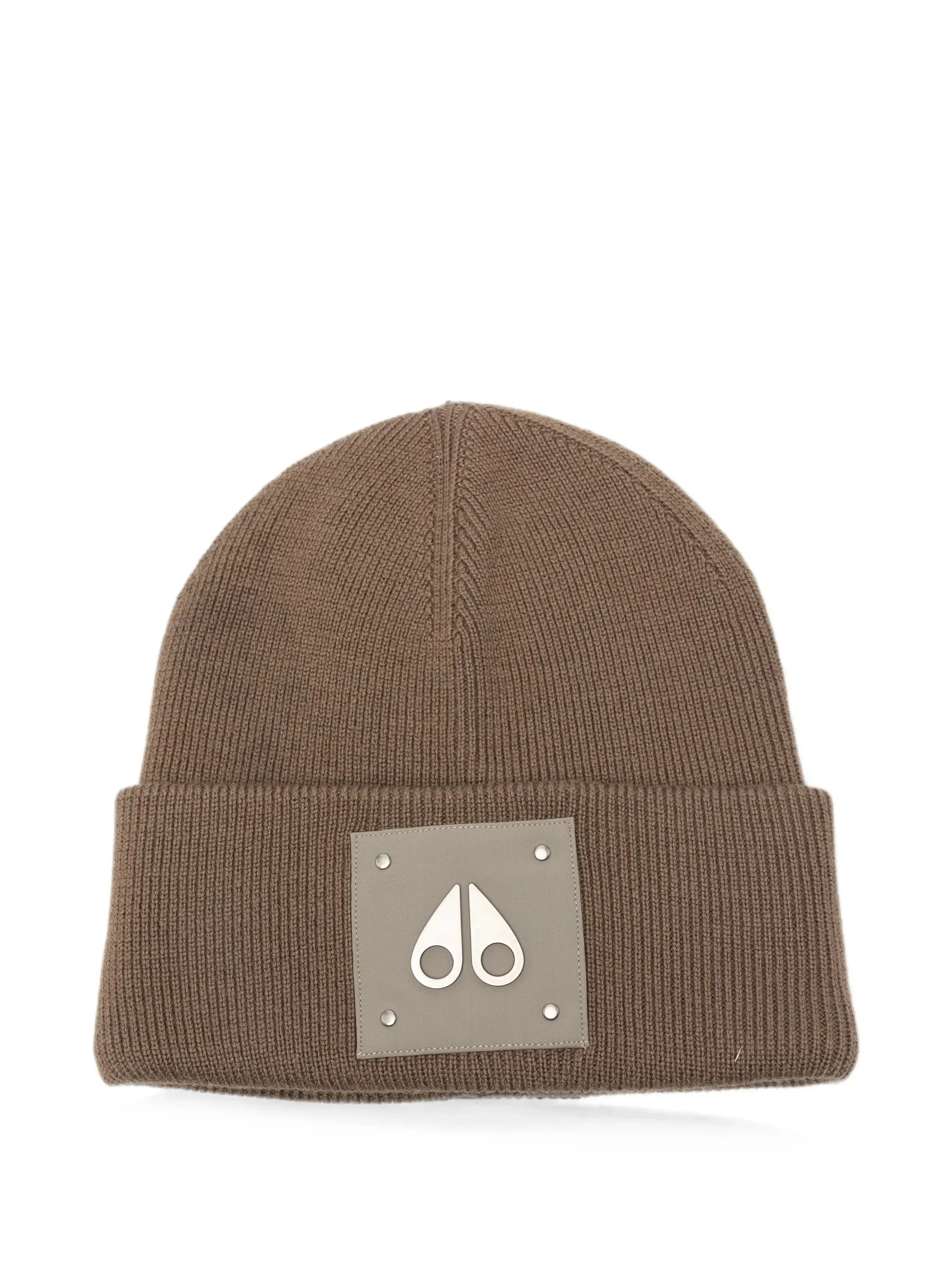 Moose Knuckles Logo-patch Ribbed-knit Beanie Hat - 1
