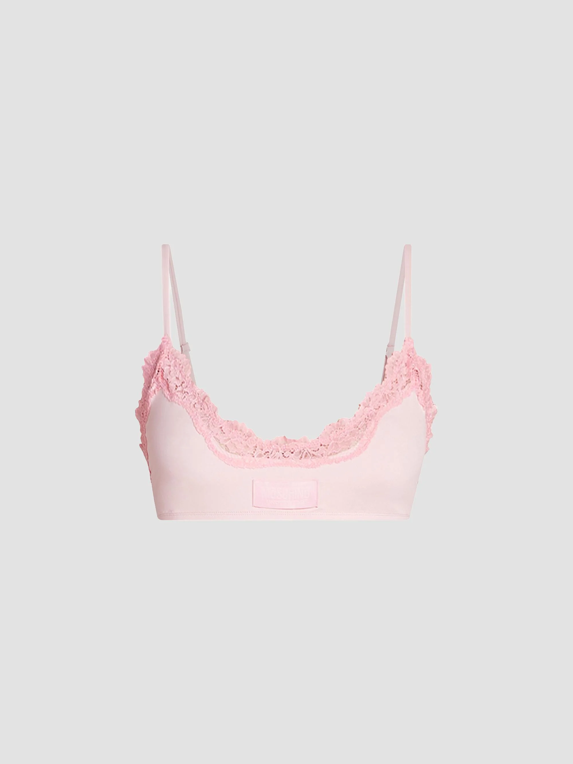 Women's Lace Bandeau Bra - Pink - 1