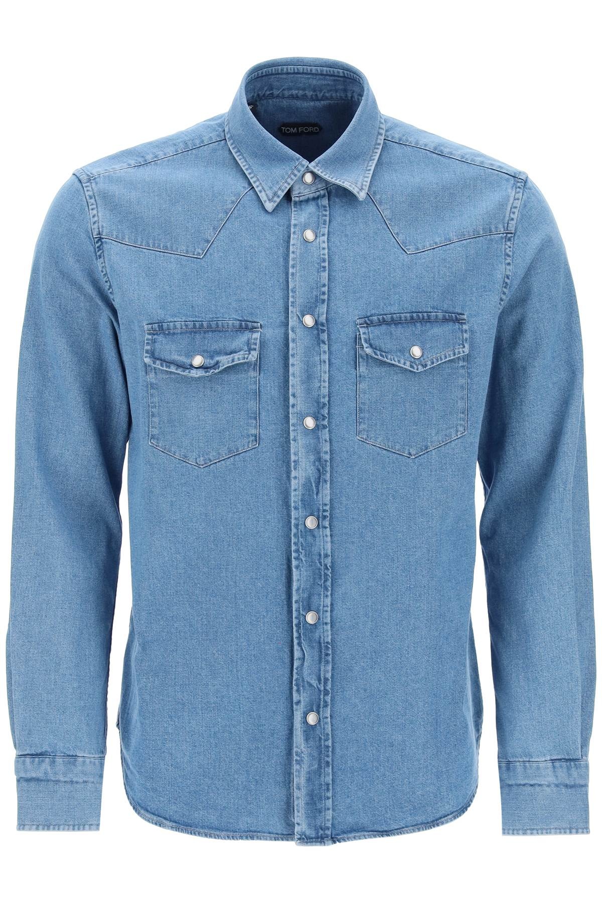 DENIM WESTERN SHIRT FOR MEN - 6