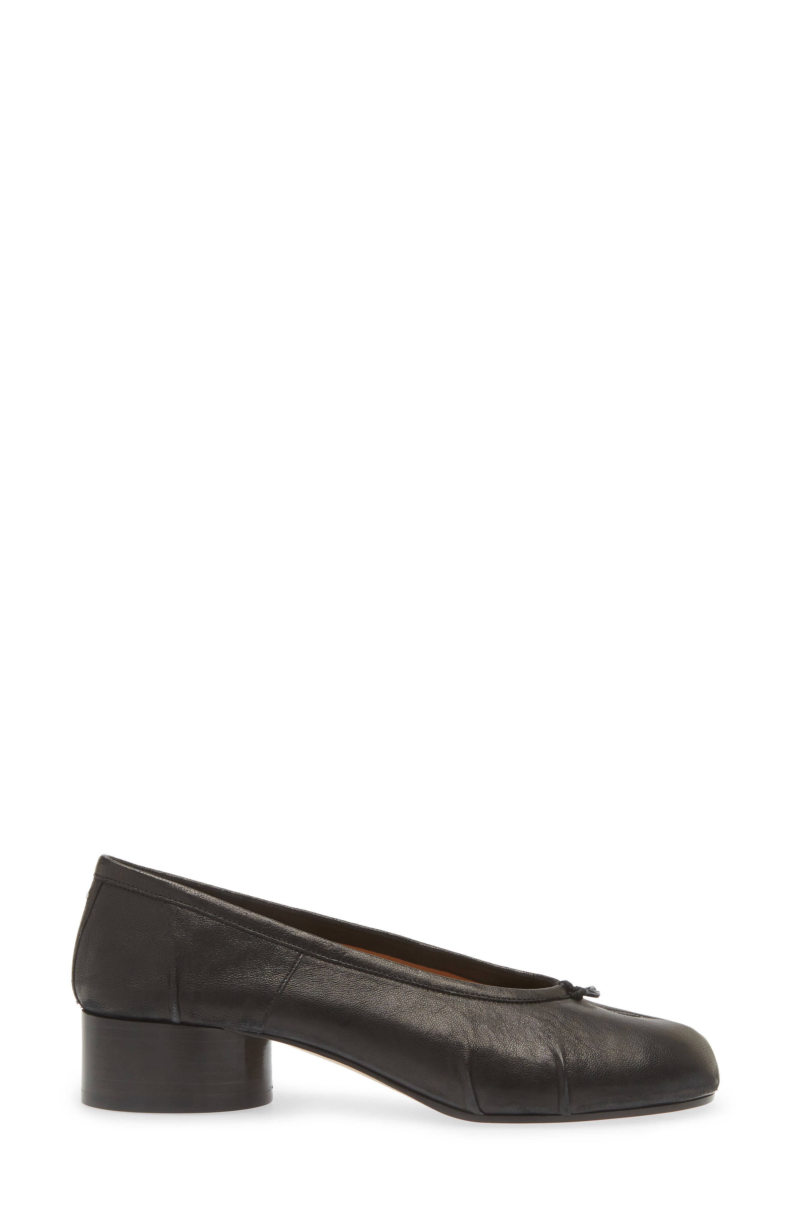 Maison Margiela Tabi Ballerina Pump in Black at Nordstrom - 3