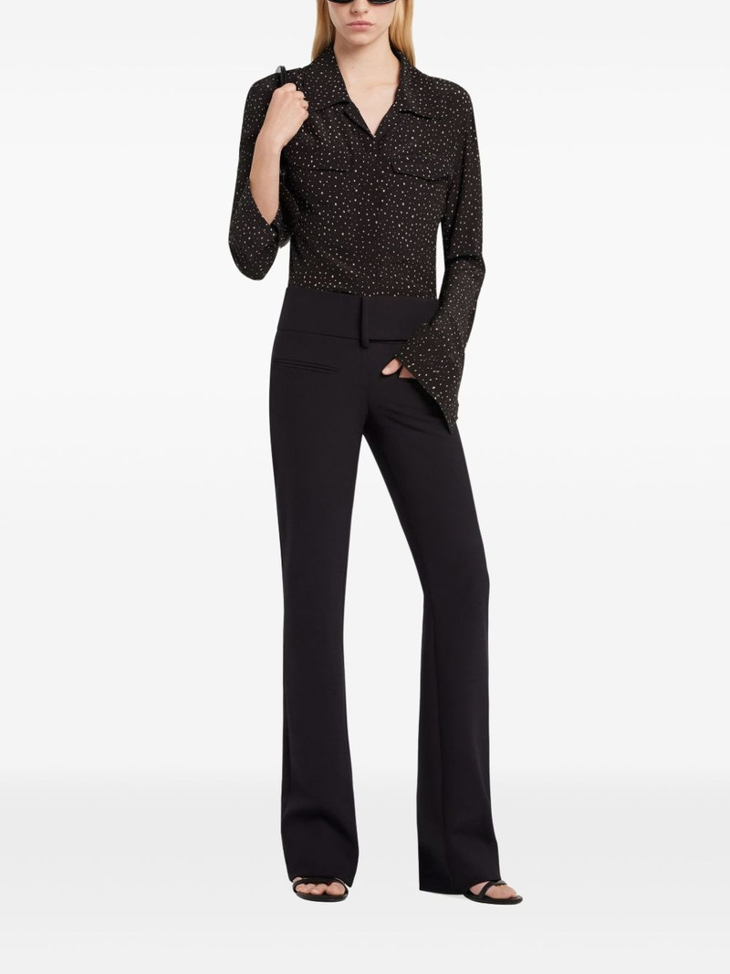 courrèges splattered-paint print shirt outlook