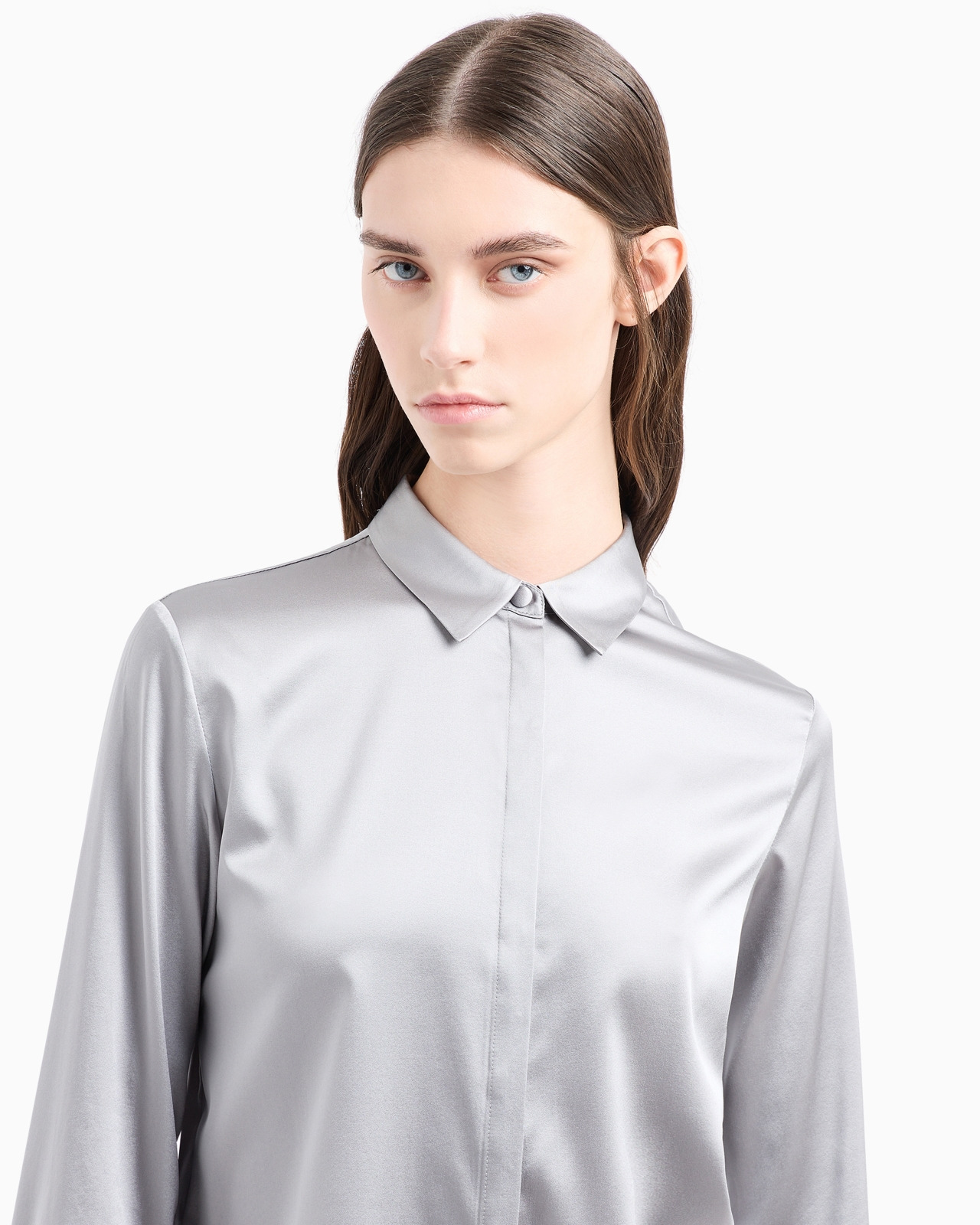 Silk satin shirt - 5