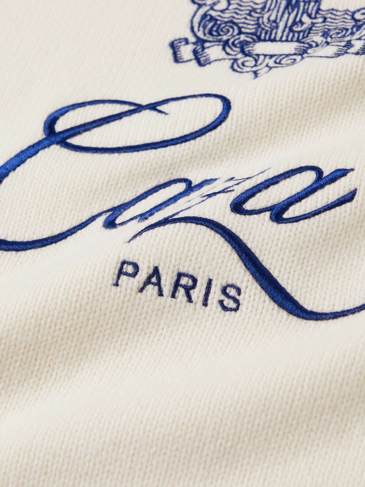 Logo-Embroidered Merino Wool and Cashmere-Blend Sweater - 2