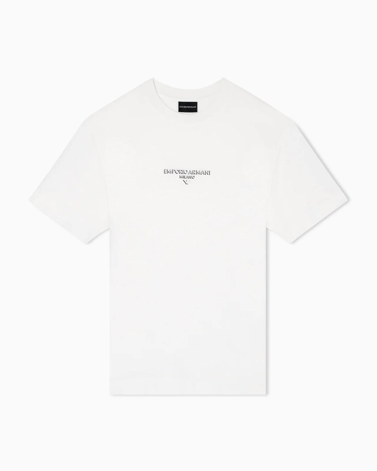 LYOCELL BLEND JERSEY T-SHIRT WITH 3D-EFFECT LOGO - 1