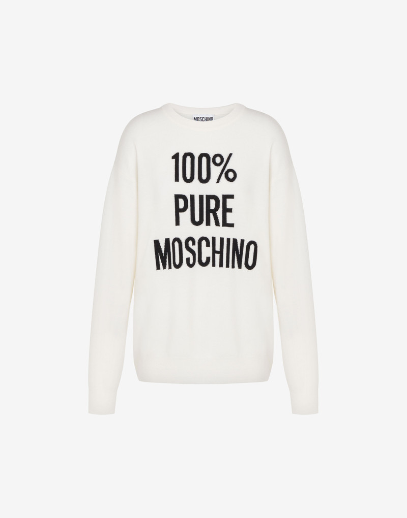 100% PURE MOSCHINO WOOL JUMPER 1