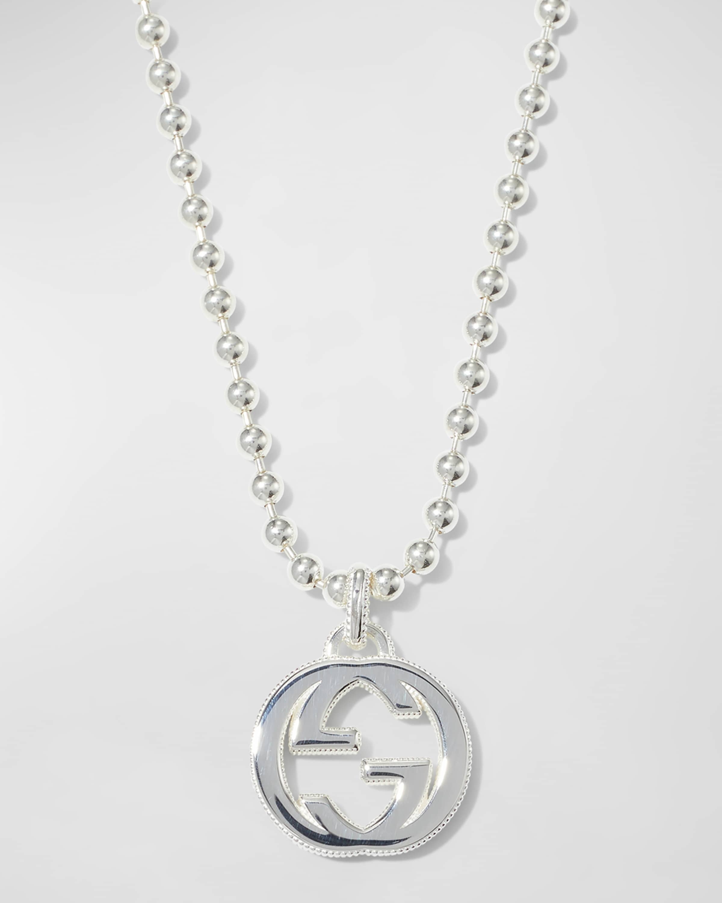 Men's Interlocking GG Pendant Necklace - 1