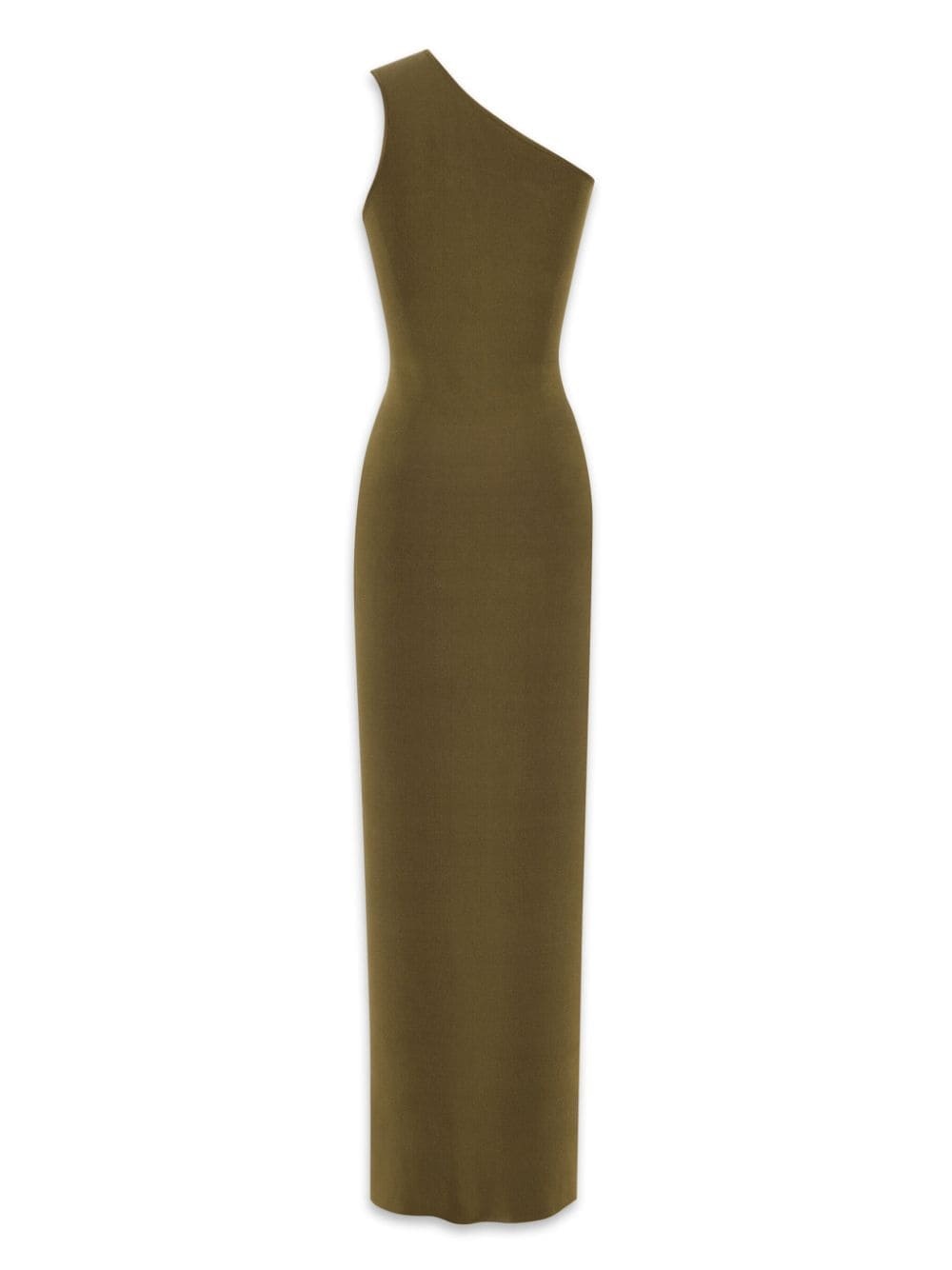 Saint Laurent One Shoulder Silk Long Dress - 2