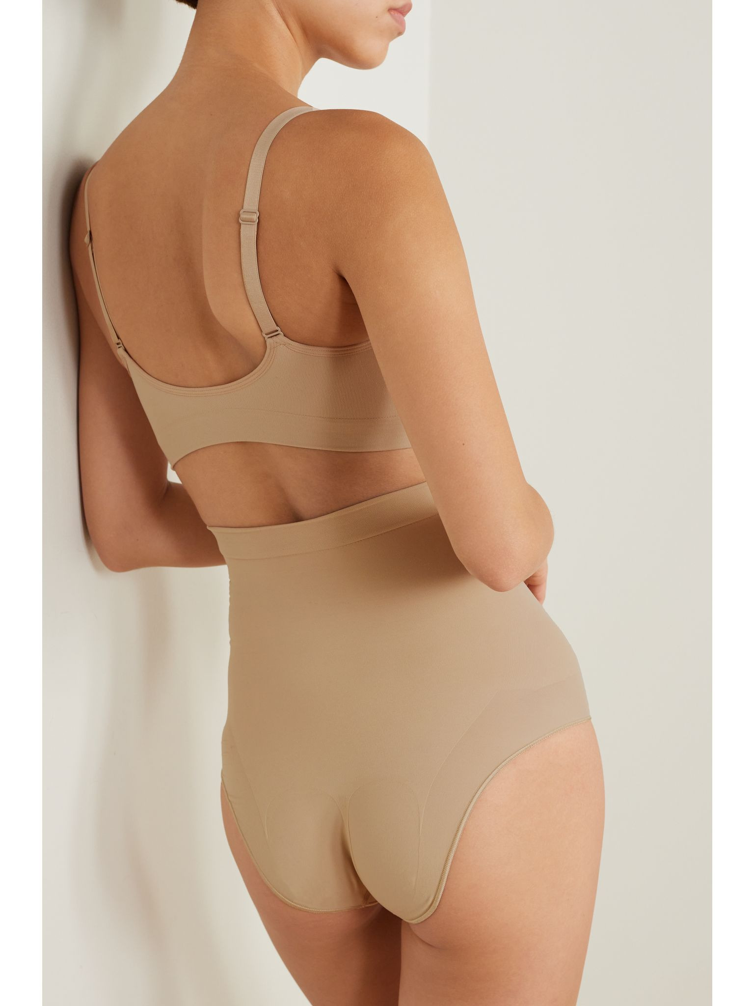 Seamless Sculpt Sculpting High Waist briefs - Mica Beige - 3