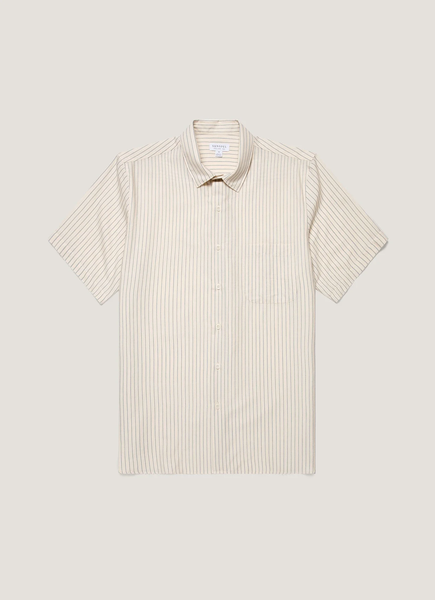 Short Sleeve Vintage Stripe Shirt - 1