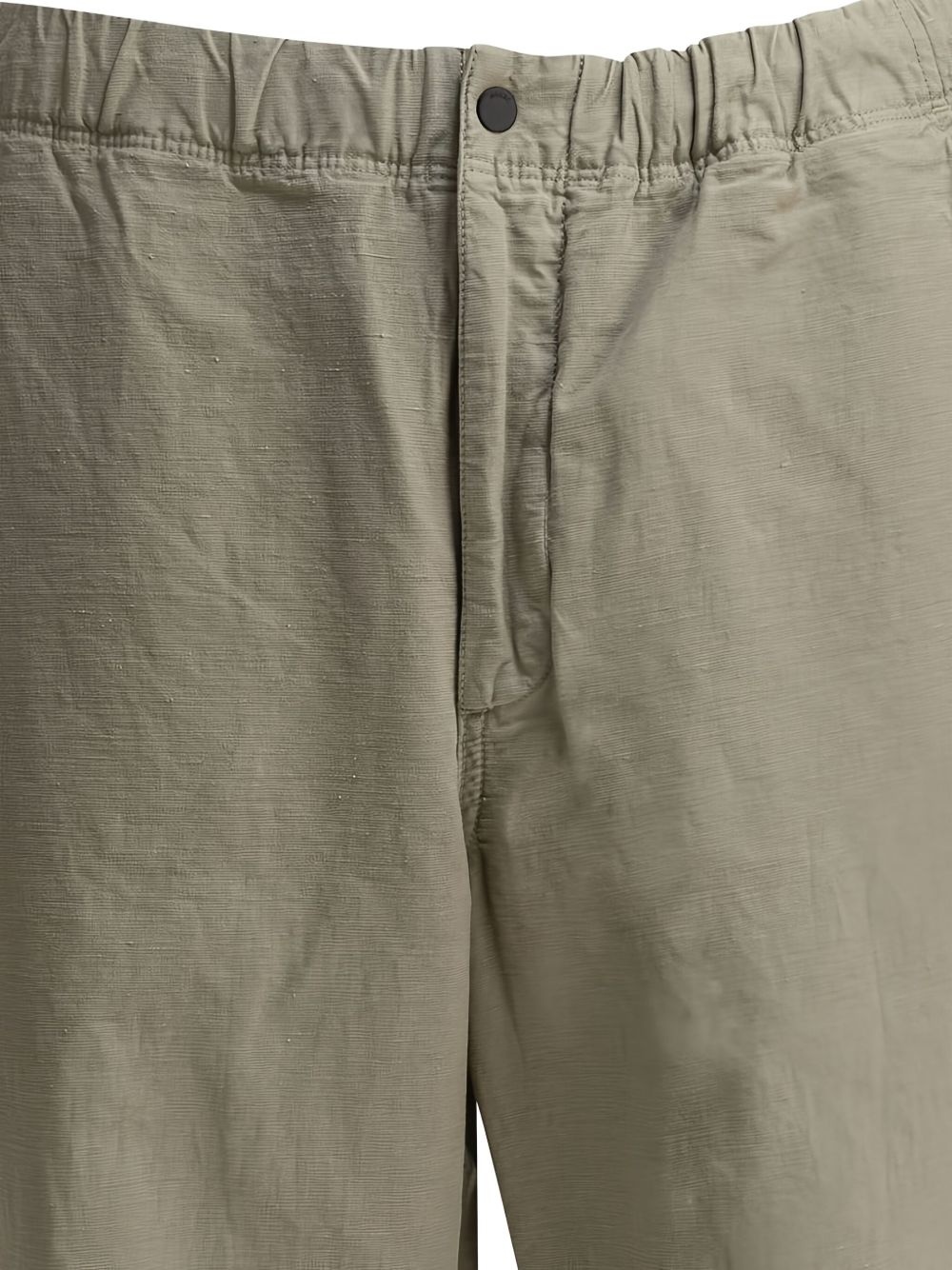 cotton-blend straight-leg trousers - 3
