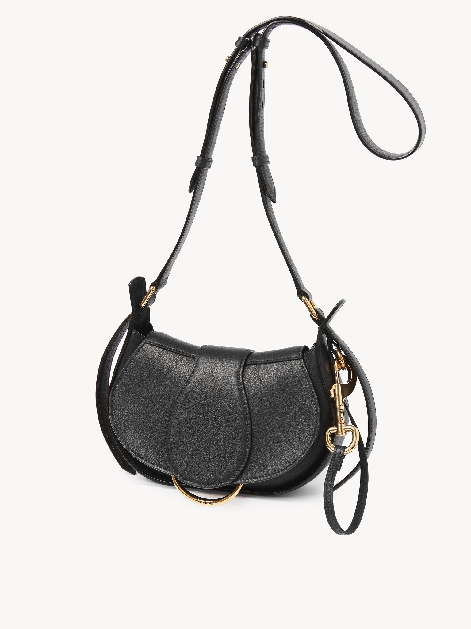 SMALL CHLOÉ RIDE CROSSBODY BAG IN SOFT LEATHER - 3