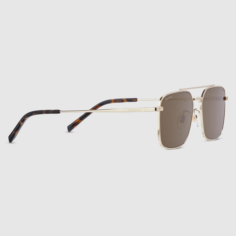GUCCI Specialized fit rectangular sunglasses outlook