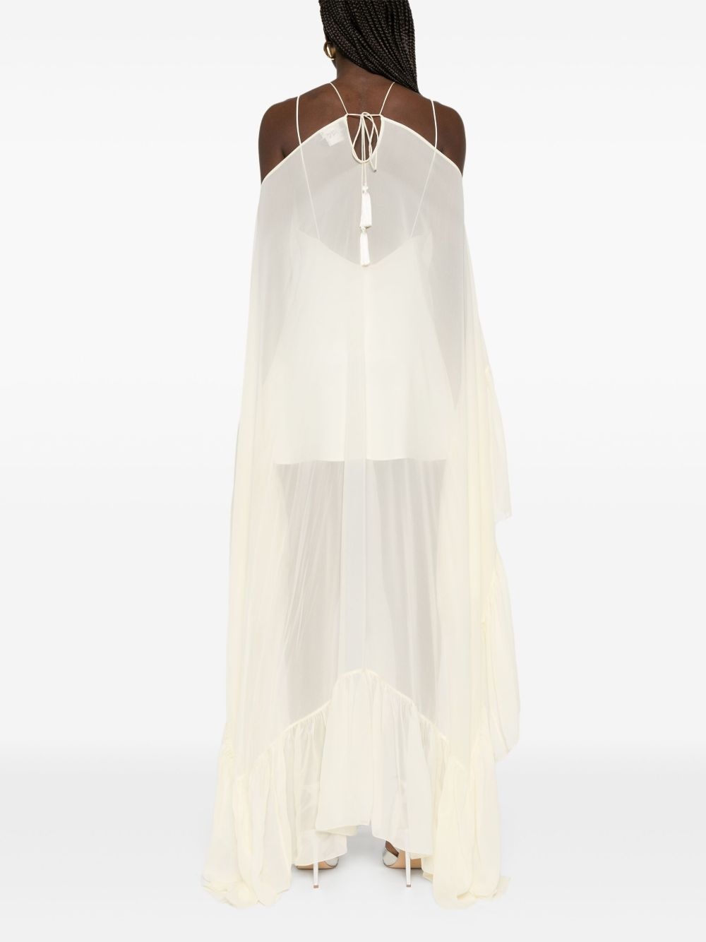 layered maxi dress - 4
