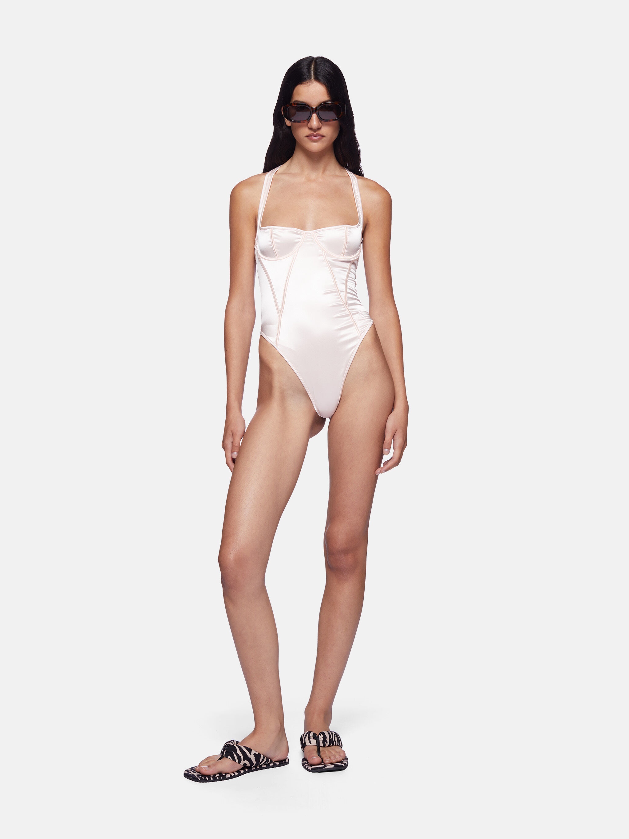 LIGHT PINK ONE PIECE - 3
