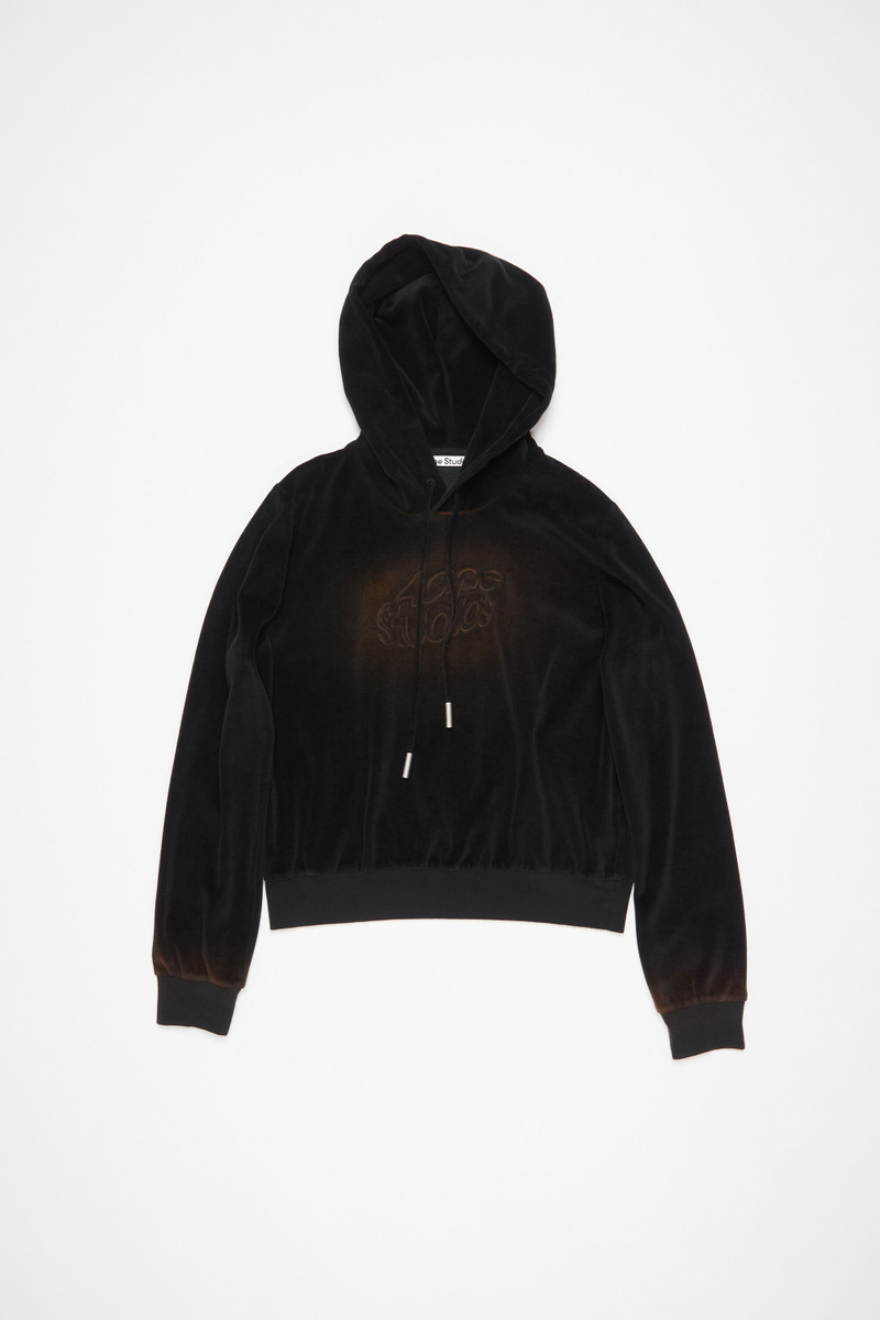 Hooded sweater - Fitted fit - Black - 1