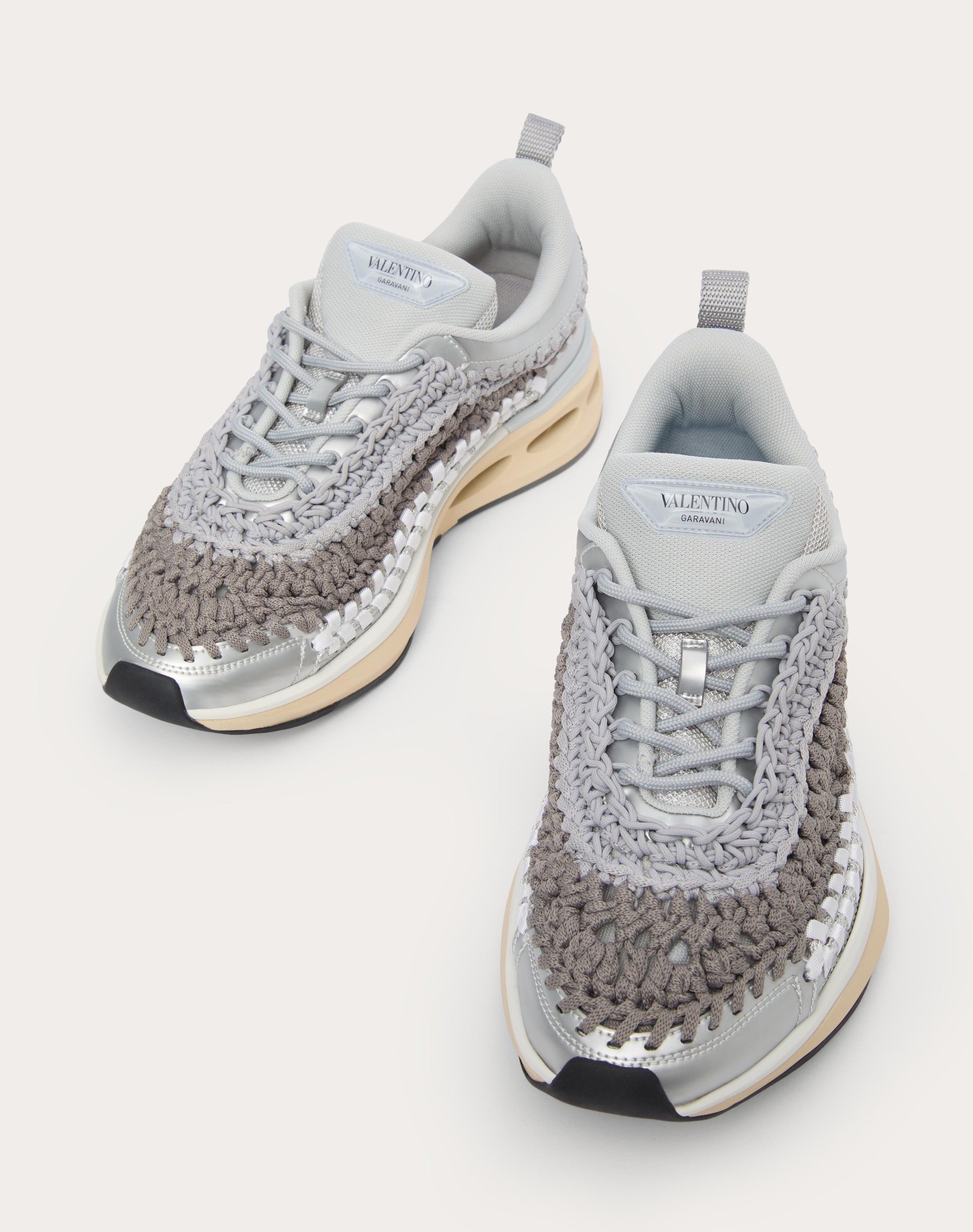 VLOGO EASYKNOT SNEAKER IN WOVEN FABRIC - 4