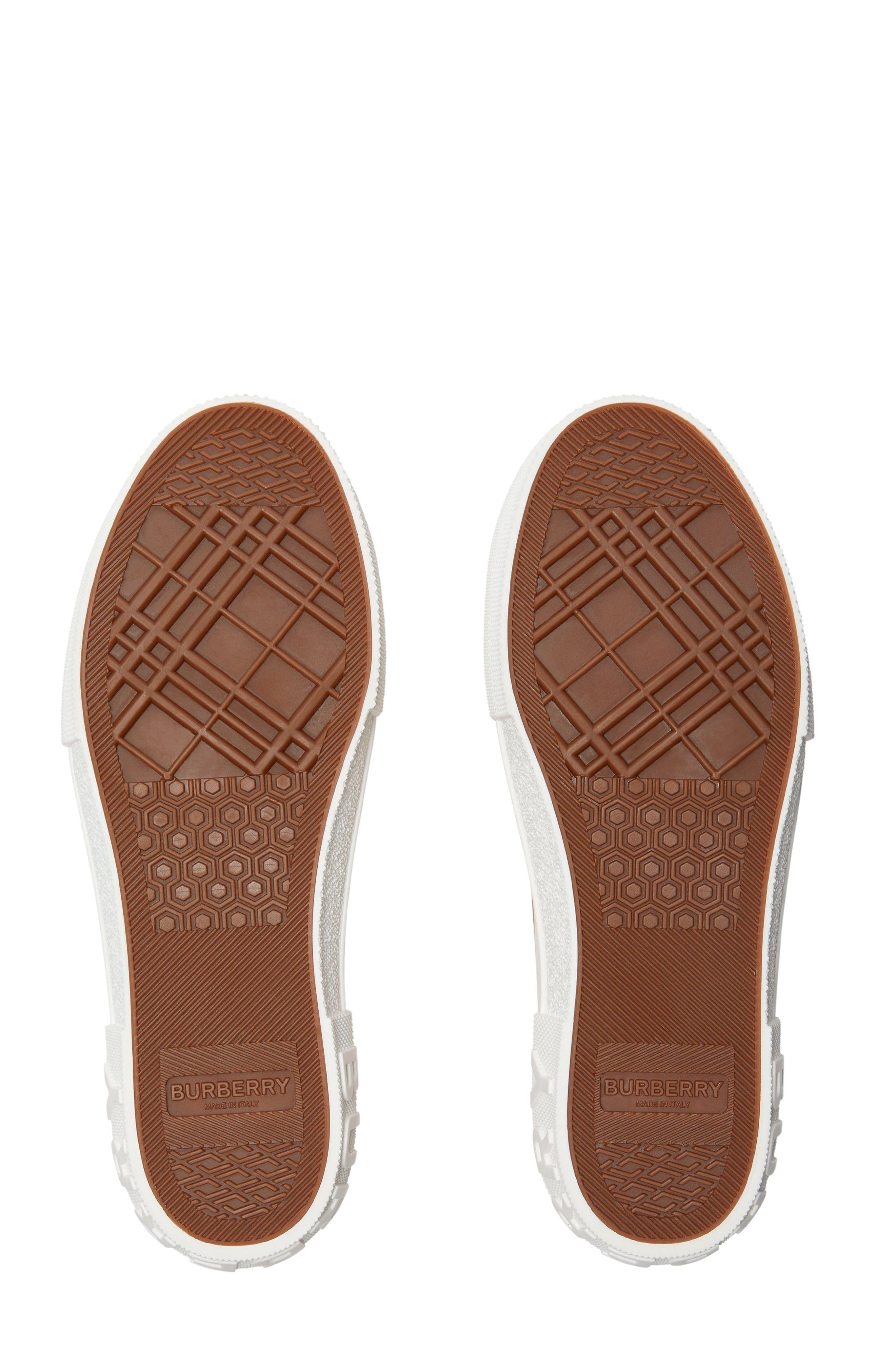 burberry Jack Check Platform Sneaker in Teacup Ip Check at Nordstrom - 4