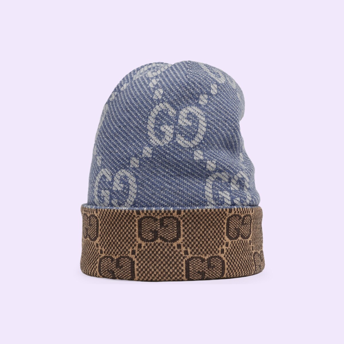 Reversible GG wool hat - 2