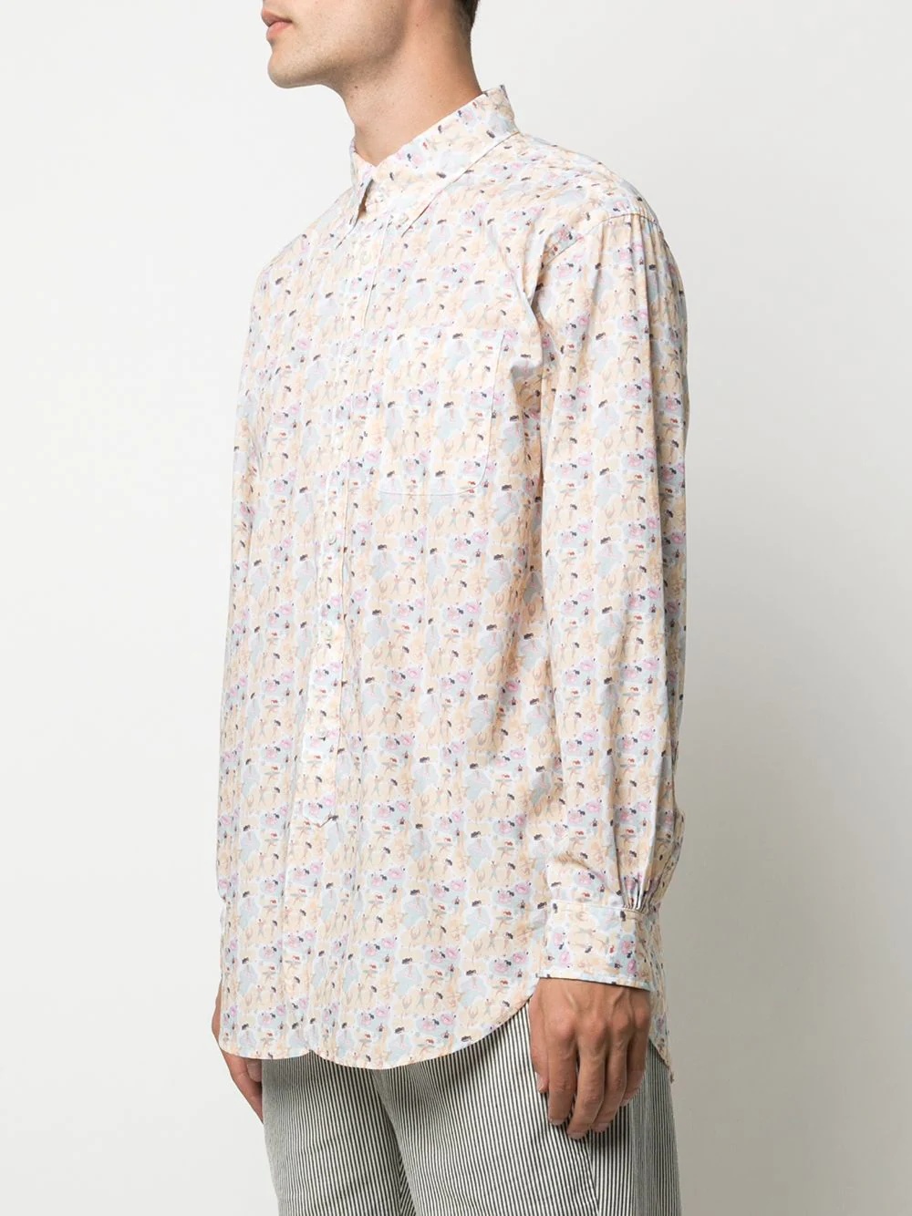 graphic-print cotton shirt - 3