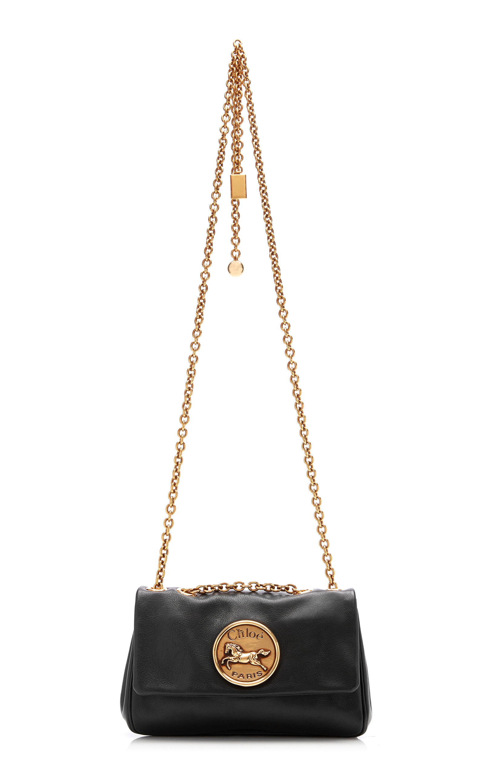 Leather Shoulder Bag black - 6