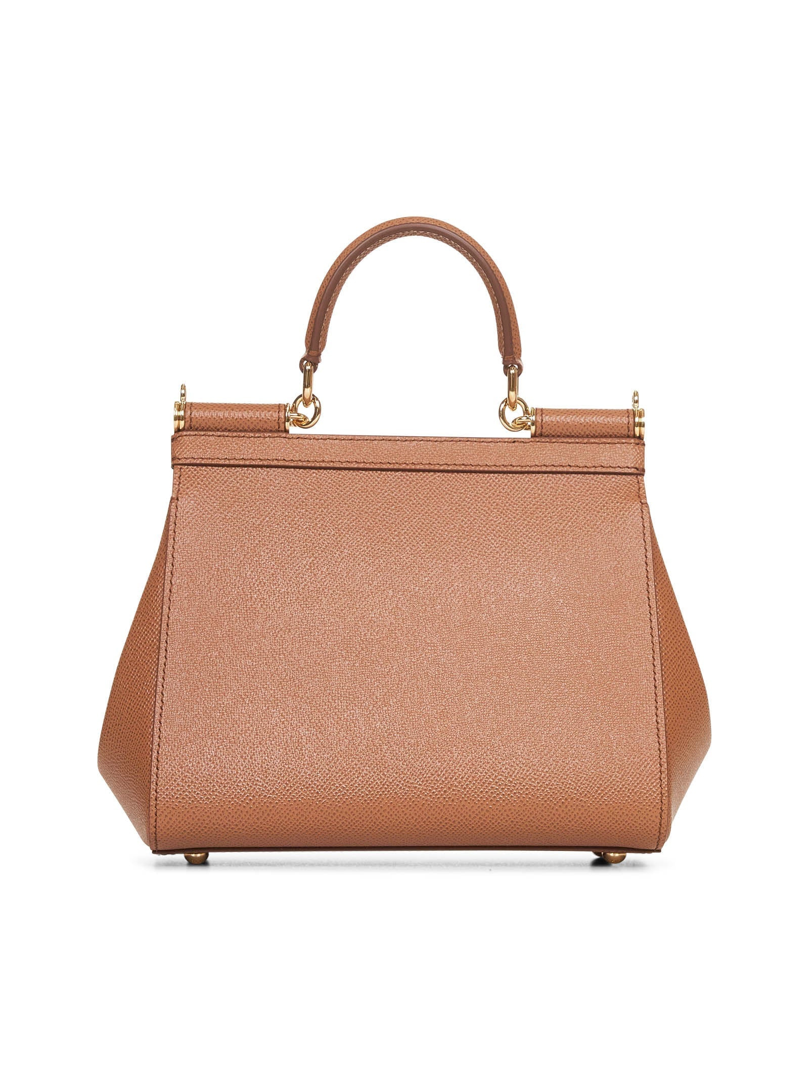 Dolce & Gabbana Women Borsa A Mano Sicily Media Cammello - 3