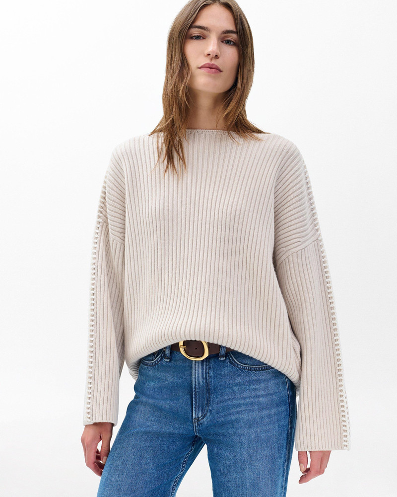 Ingrid Boatneck Wool Sweater 2