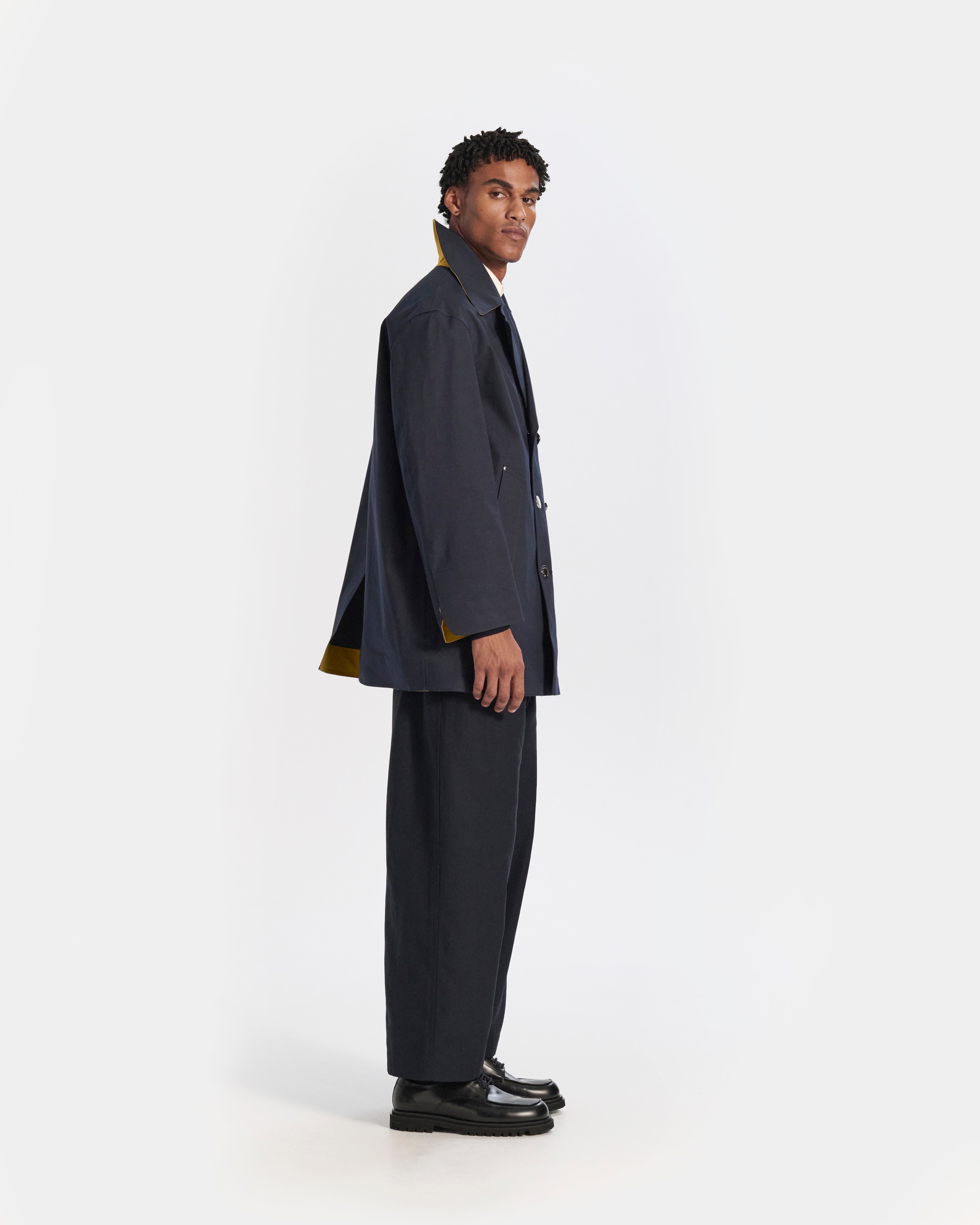 Canonbie Rubberised Double Breasted Coat - 4