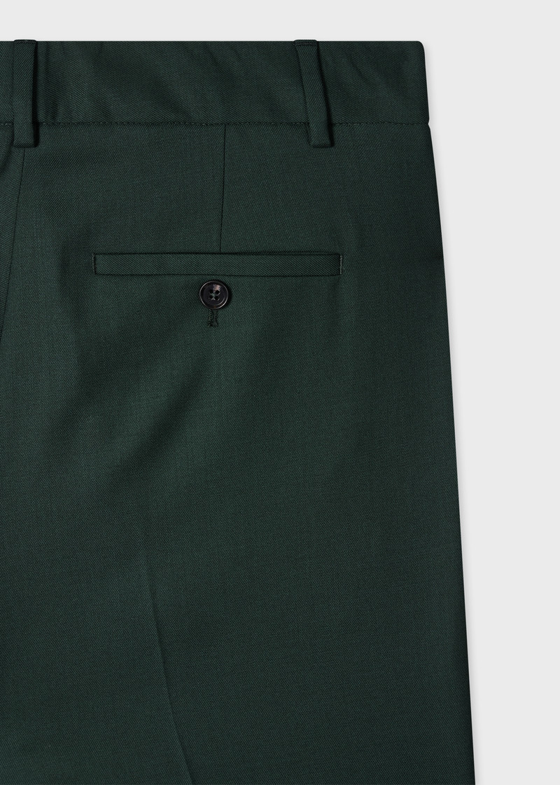 Paul Smith Women's A Suit To Travel In - Dark Green Bootcut Trousers outlook