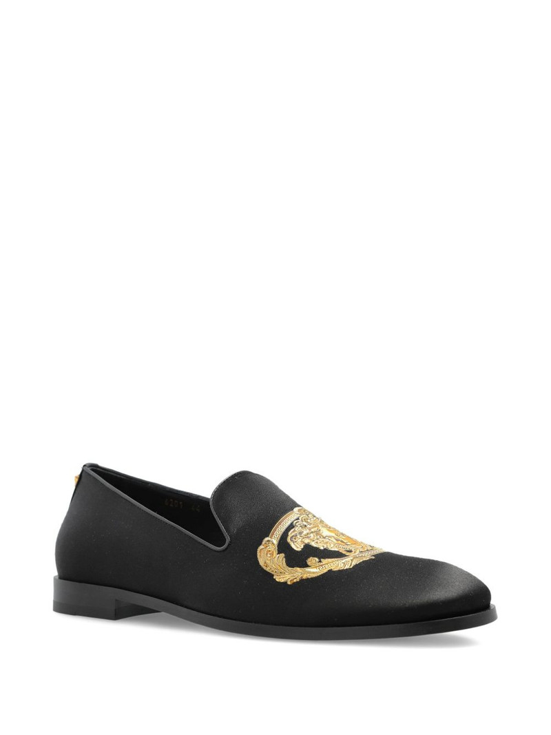 VERSACE Embroidered Architectural Baroque slippers outlook