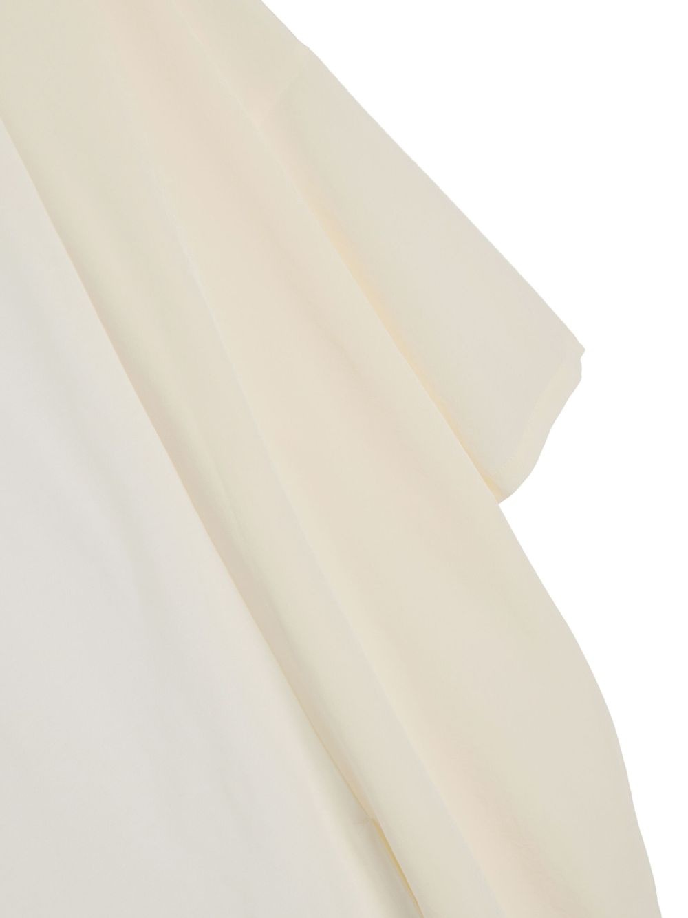 asymmetric cotton T-shirt - 4