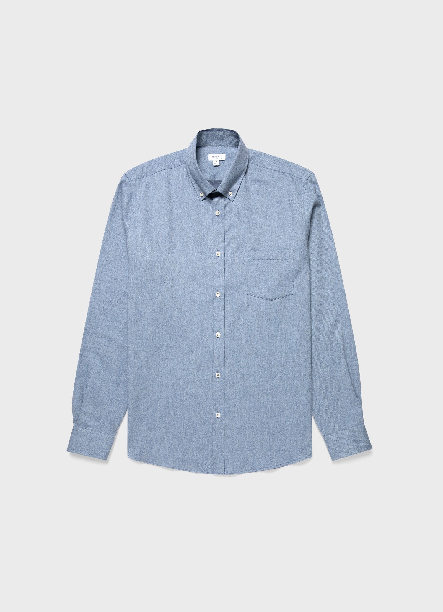Brushed Cotton Flannel Shirt - 1