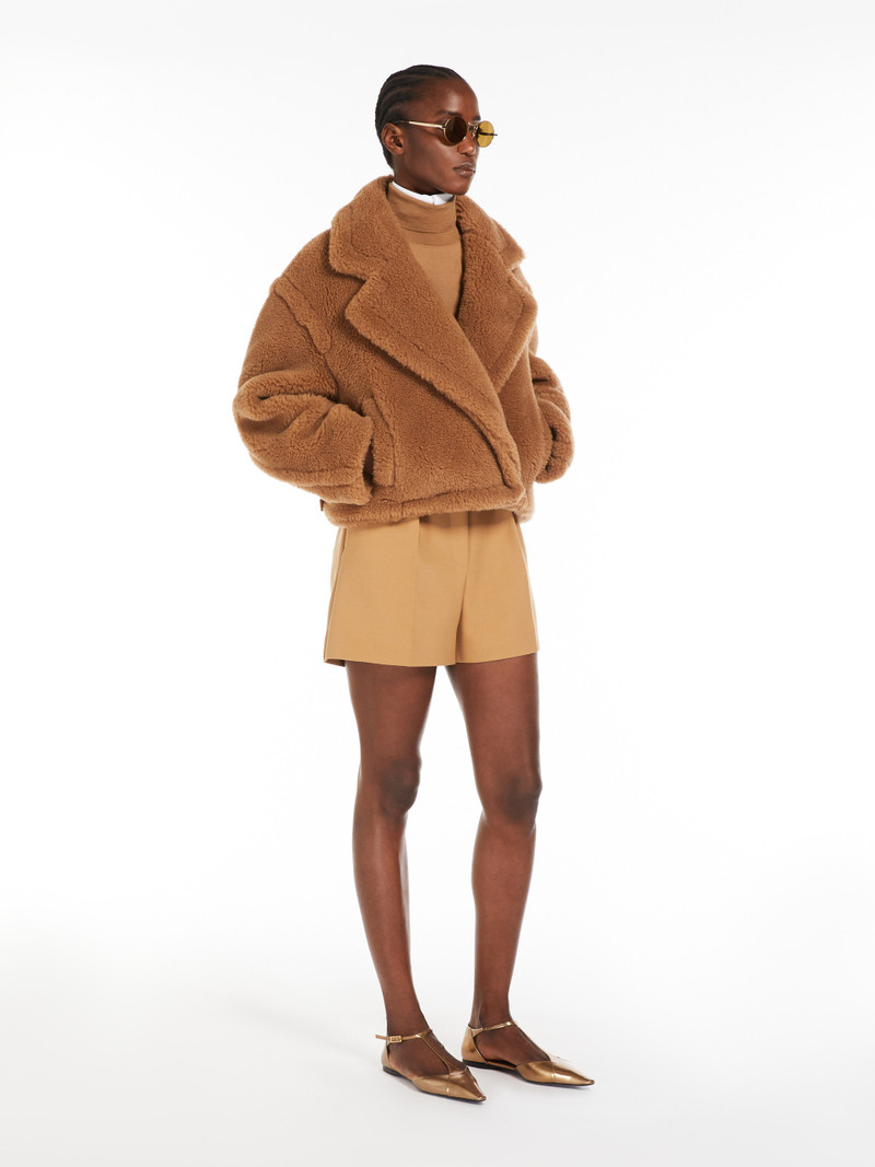 Max Mara ZIC Wool canvas shorts outlook