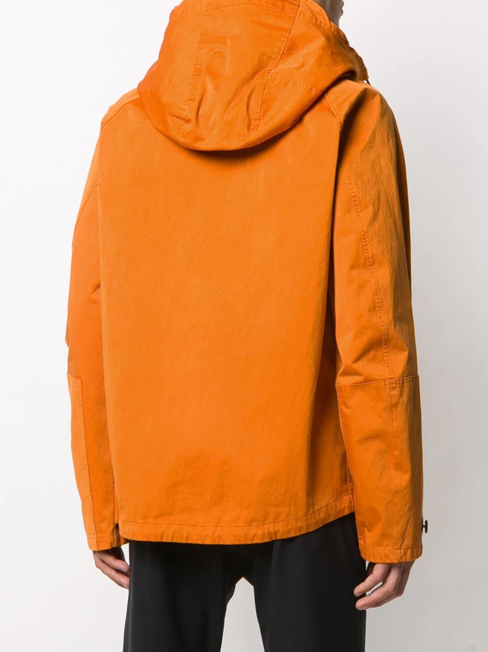 flap-pocket hooded jacket - 4